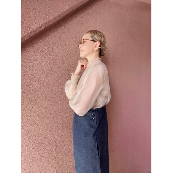 長さ選べる❣️RATA❤️絶妙抜け感シルエット❤️大人のダボっとサロペット❤️オールシーズン❤️やわらか国産岡山デニム 17枚目の画像