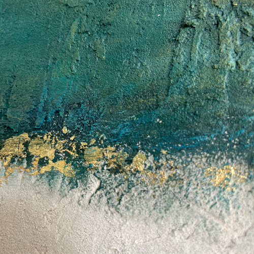 受注制作》Forest 原画 抽象画 テクスチャーアート インテリア アート