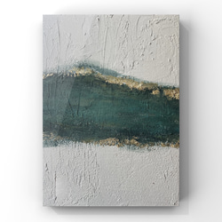 絵画☆原画（1点限り）「波のしぶき」（アクリル水彩画 2022年7月21日