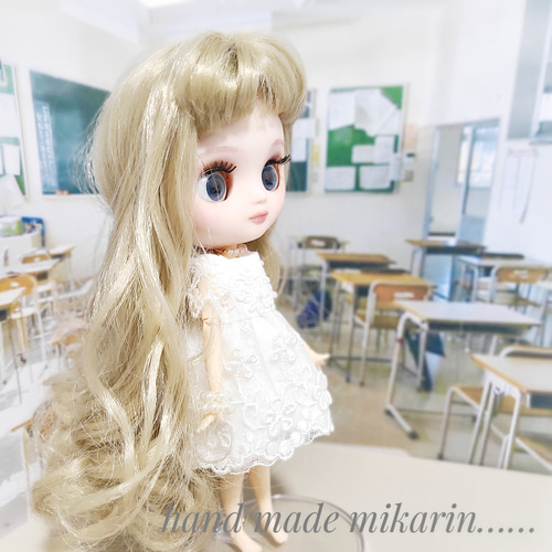 撮影用背景ボード（教室）【ドールハウス】 その他人形 みかりん