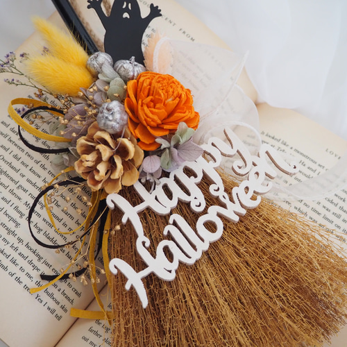 out ❁Natural Halloween❁花かごハロウィン♪