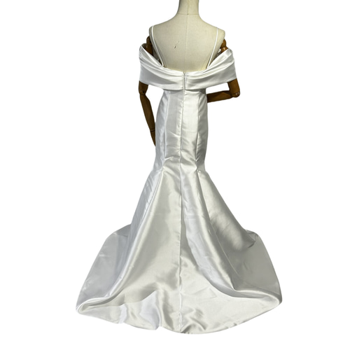 パーティーワンピース キャミソール マーメイド 色直し Vネックドレス  