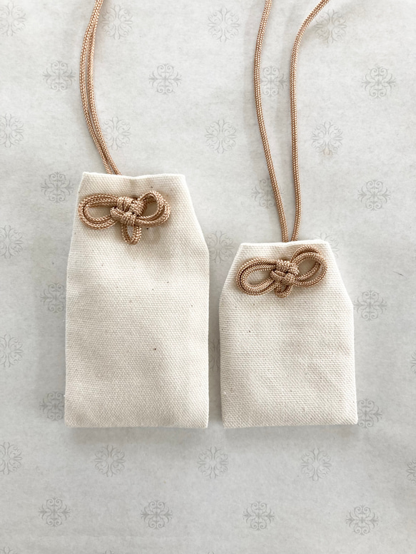 お守り袋　Lサイズ　デコレクションズ♡ふんわり裏地付き　送料無料 4枚目の画像