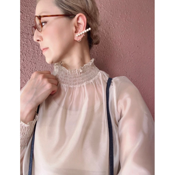 早割 リフト券 RATA❤️M&L❤️大人のシアートップス❤️カジュアルにもモード トップス