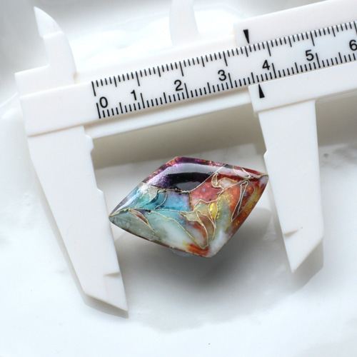 七宝焼【 幻想の宝石 /mini 】 有線七宝 ミニブローチ ブローチ asou