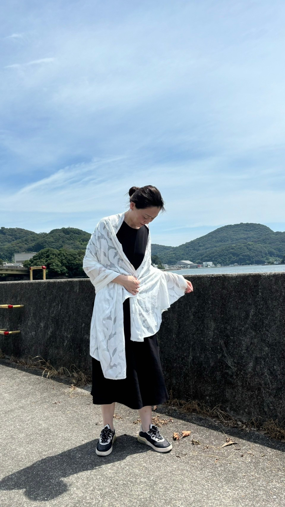 エトロ　シフォンストール　大判　未使用に近い