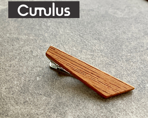 木製 高級木のネクタイピン フラッグ【ケヤキ】 その他ファッション