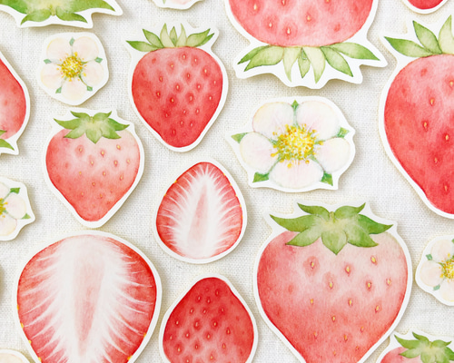 いちごスイーツ♡確認用440円♡手描き フレークシール c1f641a6f1ee9bd4a54394ccbb4c20
