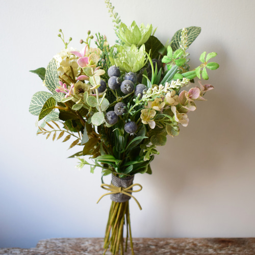 今年人気のブランド品や 受注制作《キングプロテアブーケ》65cm WeddingBouquet ブーケ スーツ・フォーマル・ドレス