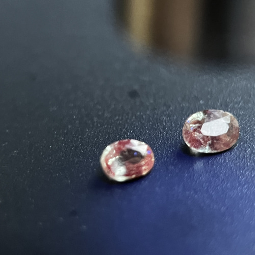 アレキサンドライトペア天然石,宝石, Natural Alexandrite pair 0.18