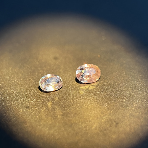 アレキサンドライトペア天然石,宝石, Natural Alexandrite pair 0.18