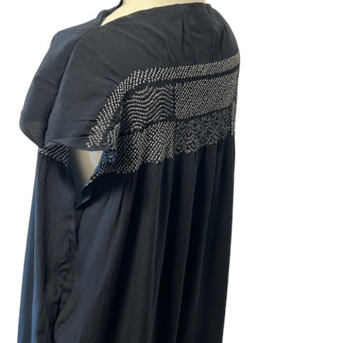 目玉商品】0779兵児帯ワンピース シルク100% リメイク ハンドメイド 