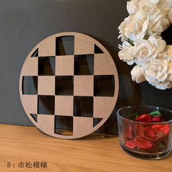 kmt-pl  インテリアプレート 壁飾り 和柄 (きめつ柄) ウォールデコレーション インテリア雑貨 置物 おしゃれ 5枚目の画像