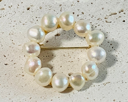 バスケット型パールブローチ c7c5b1e90885e6b13eb5afede1e40d