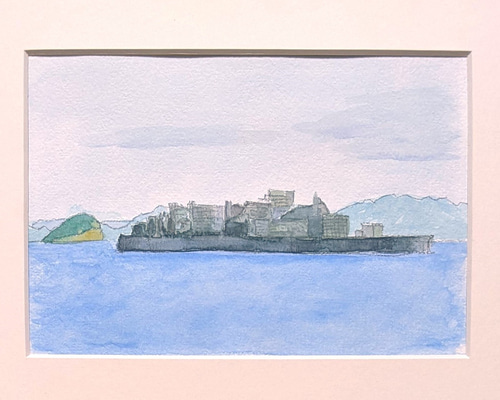 kanonさま専用（原画）若菜色の道【SMサイズ／水彩画／#2482