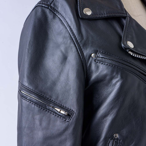 レディースダブルライダースジャケット ジャケット AKAN LEATHER