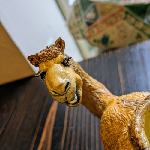 ハンドメイド 旅するラクダの鉢カバー 一輪挿し・花瓶・花器 midori.s