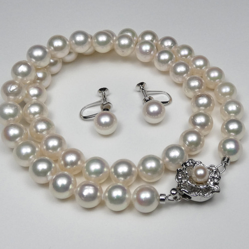 アコヤ本真珠ネックレス 日本産 8.5-9.0mm / 8.5mm珠パールネックレス