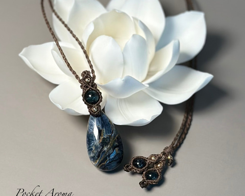 漆蒼』ブルーピーターサイトとインディゴライトブルートルマリンの