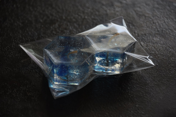 限定ノベルティ：六角形ティーライトキャンドル 