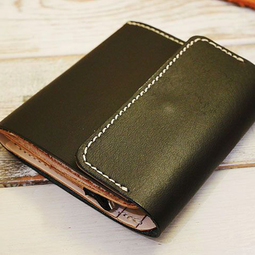 薄型コンパクト財布 フルレザー 新品未使用品 コンパクトサブ
