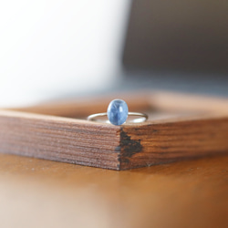 （獨一無二）藍晶石無環（8*6mm，手術不鏽鋼） 第5張的照片