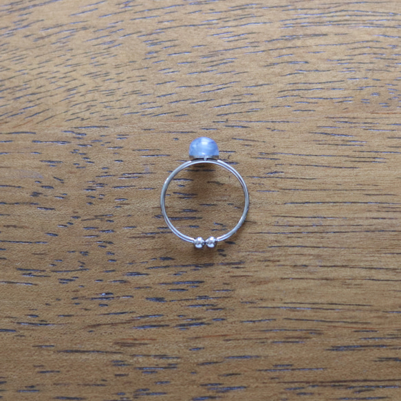 （獨一無二）藍晶石無環（8*6mm，手術不鏽鋼） 第6張的照片