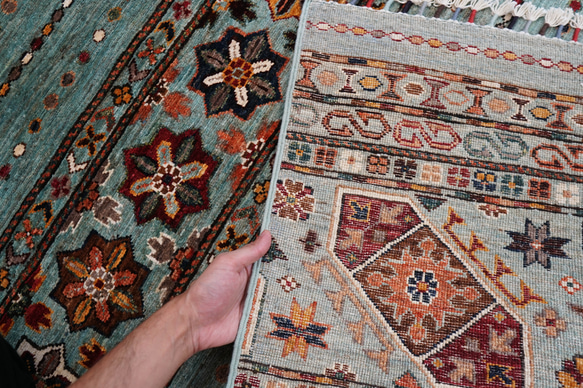 210×153cｍ アフガニスタン ガズニーウール 手織り絨毯 ペルシャ 210×153cｍ アフガニスタン