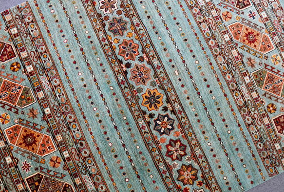 210×153cｍ アフガニスタン ガズニーウール 手織り絨毯 ペルシャ 210×153cｍ アフガニスタン