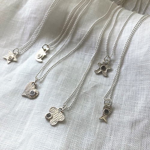 魚 Fish シルバー925 プチネックレス ネックレス・ペンダント