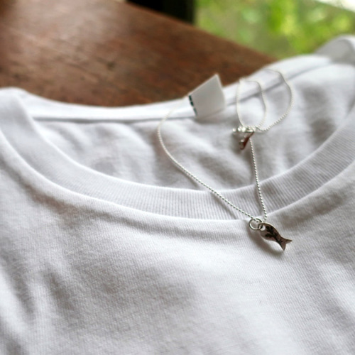 魚 Fish シルバー925 プチネックレス ネックレス・ペンダント