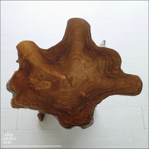 一枚板 無垢材 プリミティブサイドテーブルWN10 カフェテーブル