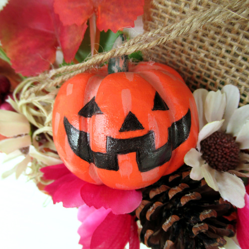 ハロウィンリース飾り 大24-1 リース kisetukazari2 通販 18170901