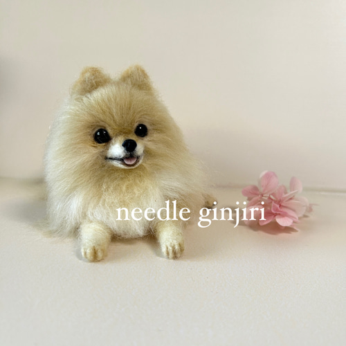 ginjiri羊毛フェルト わんちゃん全身オーダー　ケース付 ginjiri羊毛フェルト わんちゃん全身オーダー ケース付 ginjiri羊毛