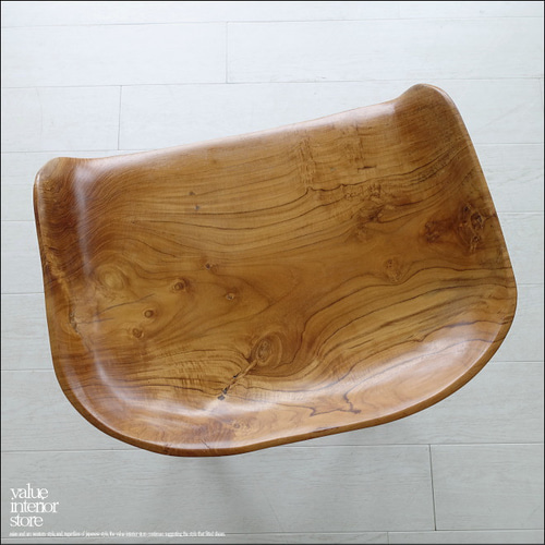 無垢材 プリミティブスツール 無垢材 プリミティブスツール チーク無垢材 チェアPriv-low04 スツール