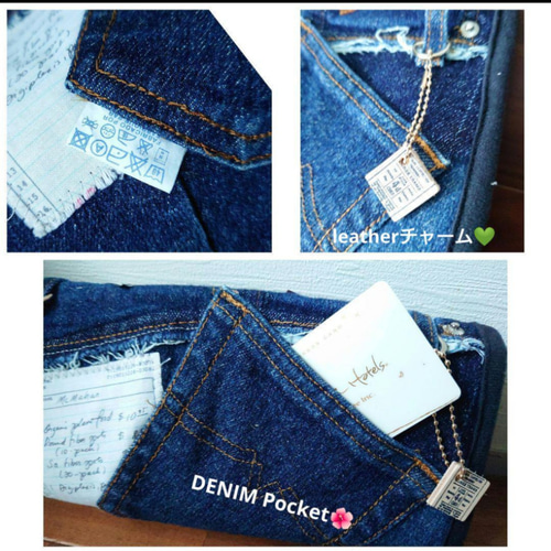 No506【DENIM✖️お財布ショルダーバッグ】やりくり財布✨デニム
