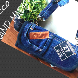 No506【DENIM✖️お財布ショルダーバッグ】やりくり財布✨デニム