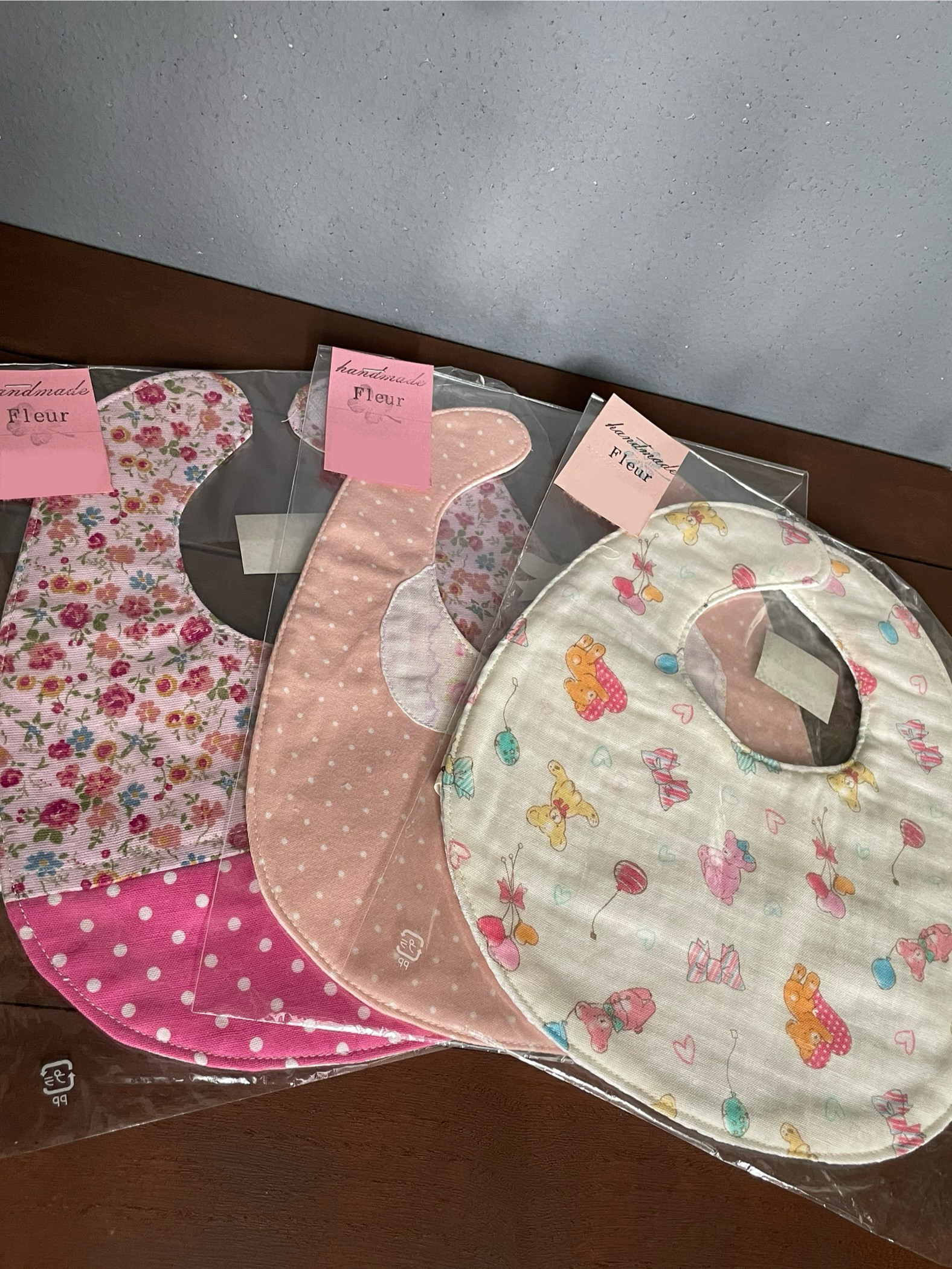 ハンドメイドスタイ　オーダーメイド　ノリ様 レトロ赤ちゃんスタイ ⸒⸒ スタイ・よだれかけ handmade Fleur 通販