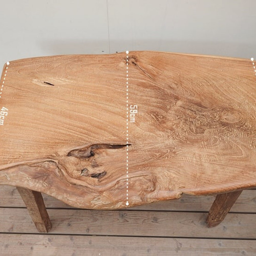 オールドチーク カウンターテーブル 幅94cm × 奥行59cm × 高さ72cm