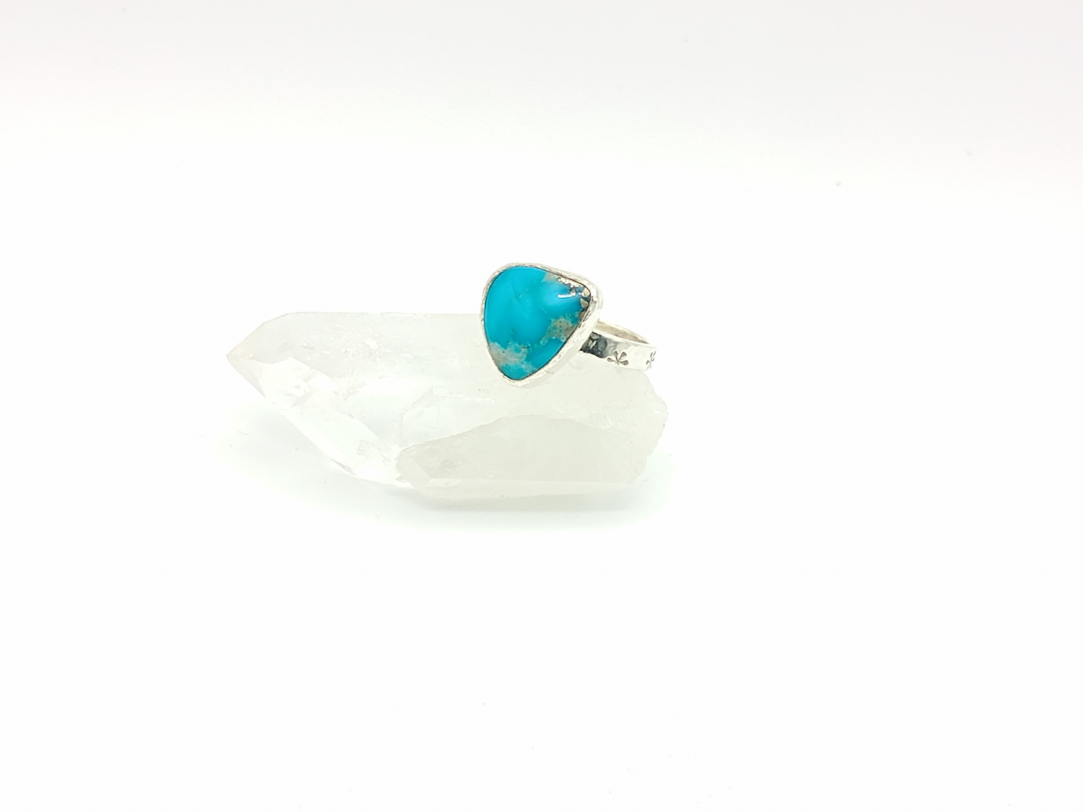 一点もの★　ターコイズ　シルバーリング　かわいい！　size12.5