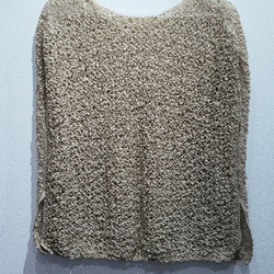 シルク混のシェットランドレース編みのベスト 5枚目の画像