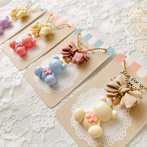 【匿名配送】luzury ネックレス ポストカード セット アクセサリー台紙セット2/はがき（ポストカード）1/4サイズ