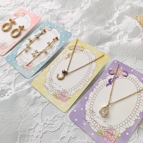 匿名配送】luzury ネックレス ポストカード セット ポストカード