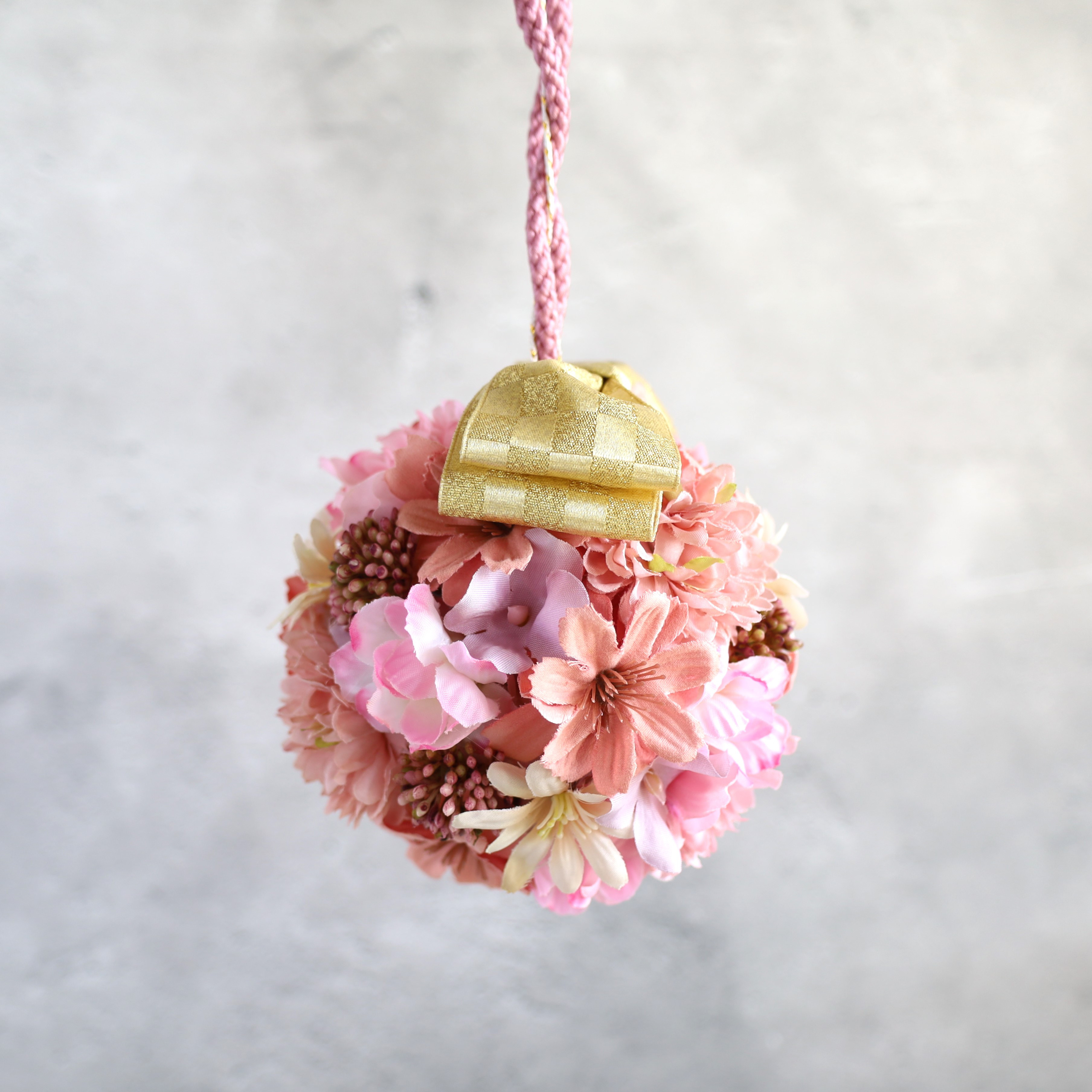 ❁てまりぶ～け　P❁　ひな祭り　七五三　753　前撮り　フォトアイテム　ハーフ成人式　ボールブーケ　和装　和装小物　3歳