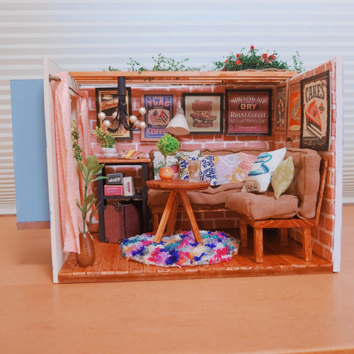 ミニチュアドールハウス『American Retro』 その他インテリア雑貨