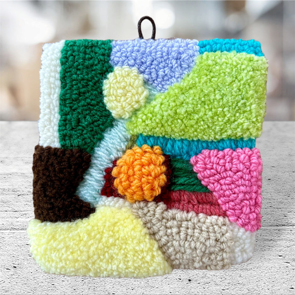 飾るミニラグ 壁飾り アクセサリートレイ 壁掛け ミニラグ