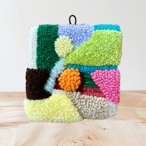 飾るミニラグ 壁飾り アクセサリートレイ 壁掛け ミニラグ