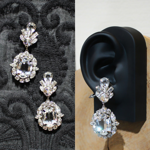 キラキラ ヴィンテージスワロフスキー ゴージャス ブライダル