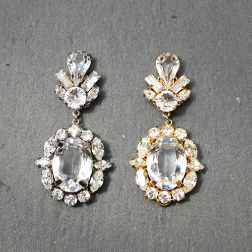 キラキラ ヴィンテージスワロフスキー ゴージャス ブライダル