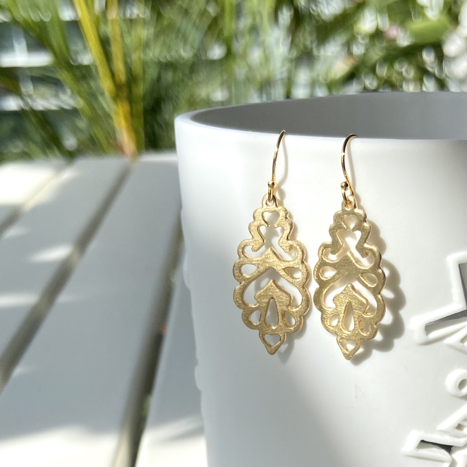 ピアス “glory”  K18 gold plated / SILVER925